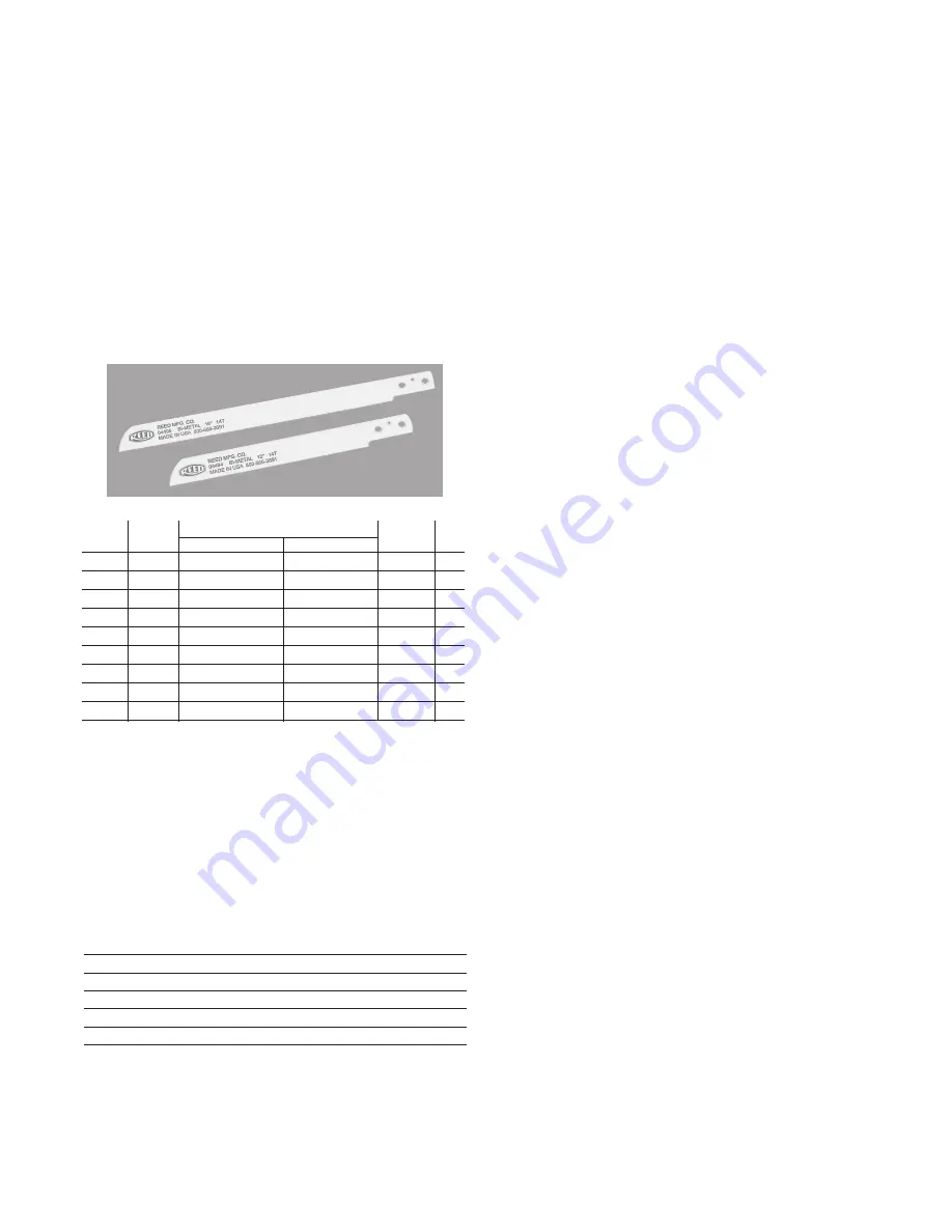 REED SAWITSD 07615 Operating Instructions Manual Download Page 8