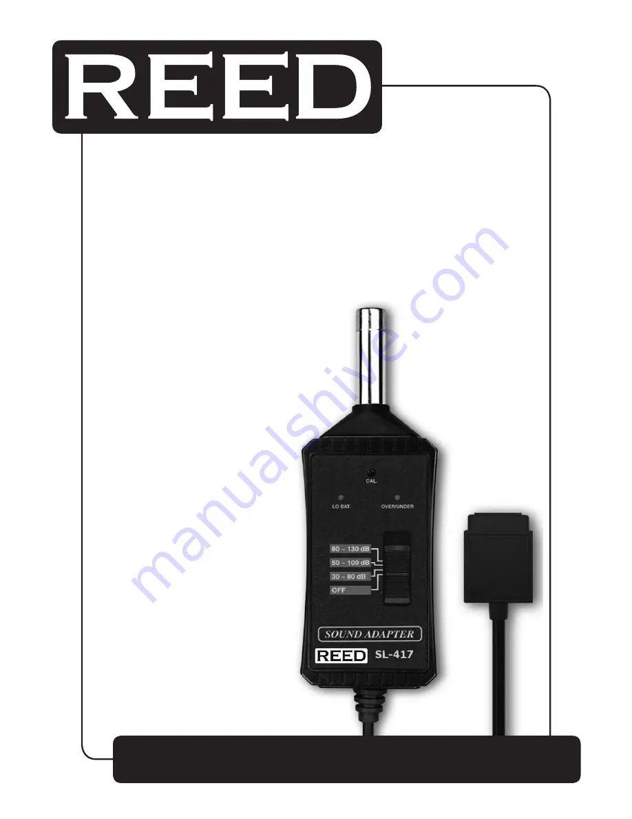 REED SL-417 Instruction Manual Download Page 1