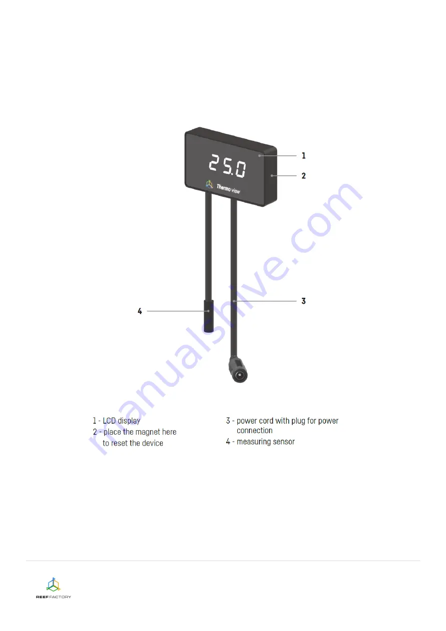 Reef Factory Thermo control Device Manual Download Page 2