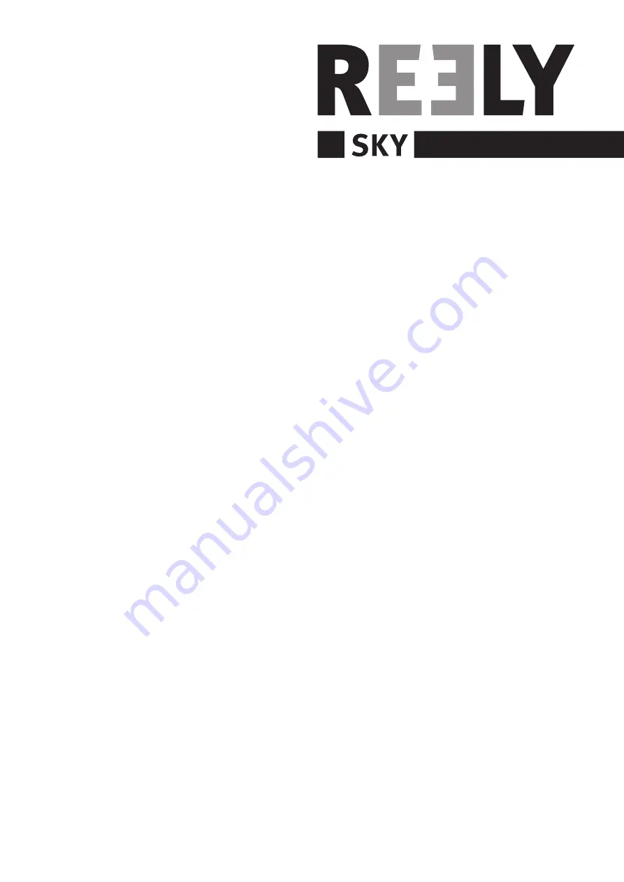 Reely Sky 20 76 25 Operating Instructions Manual Download Page 1