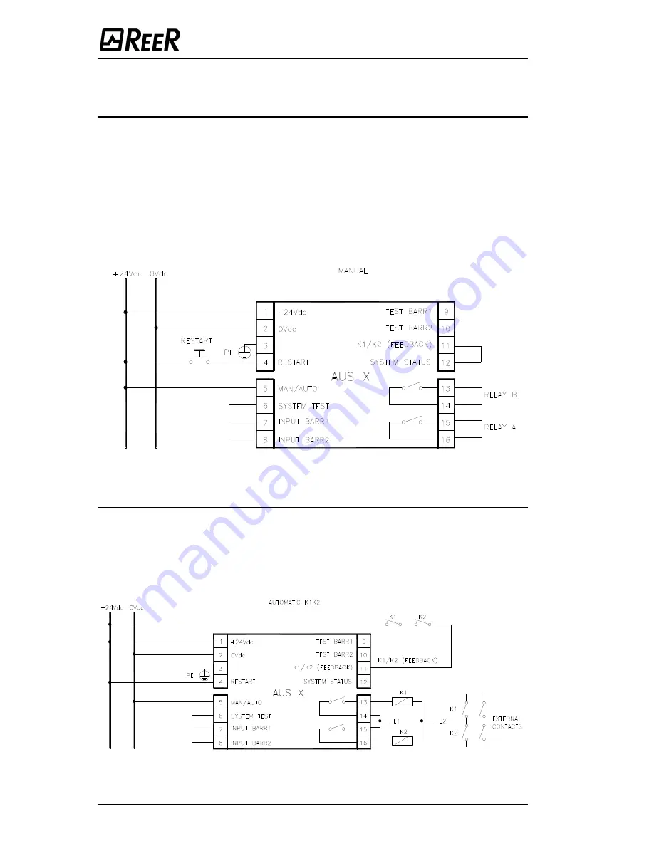 Reer Aus X Series Use And Maintenance Download Page 7