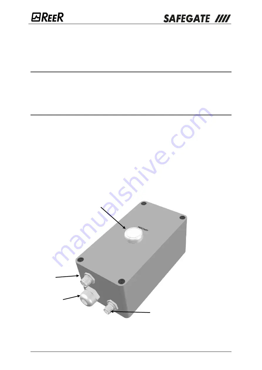 Reer SAFEGATE M SG BOX RST Скачать руководство пользователя страница 1