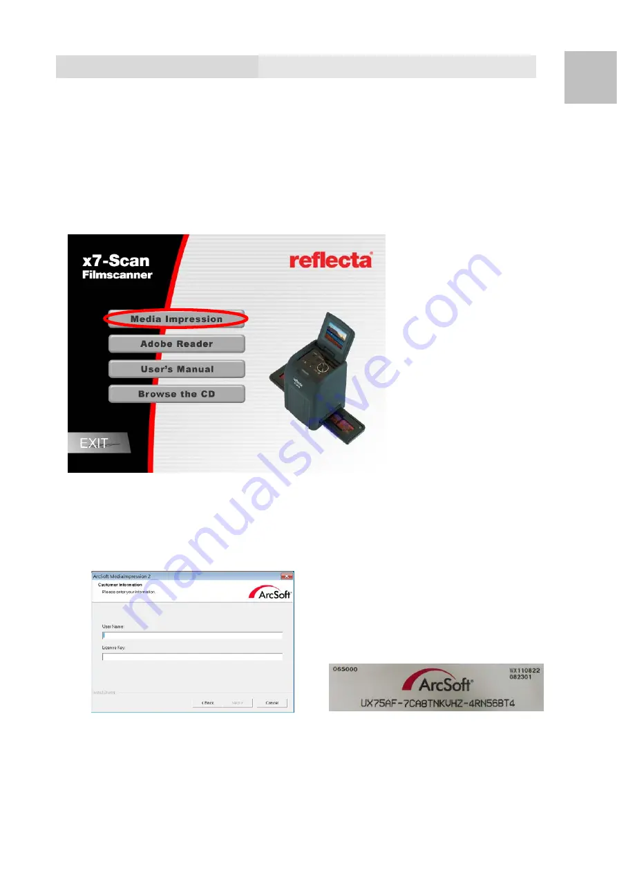 Reflecta x7-scan User Manual Download Page 64