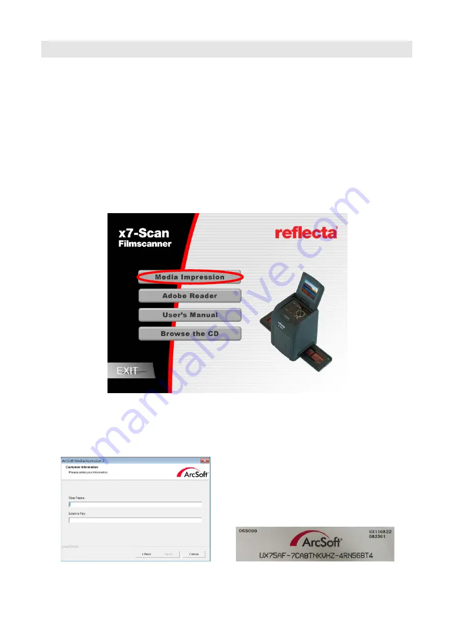 Reflecta x7-scan User Manual Download Page 230