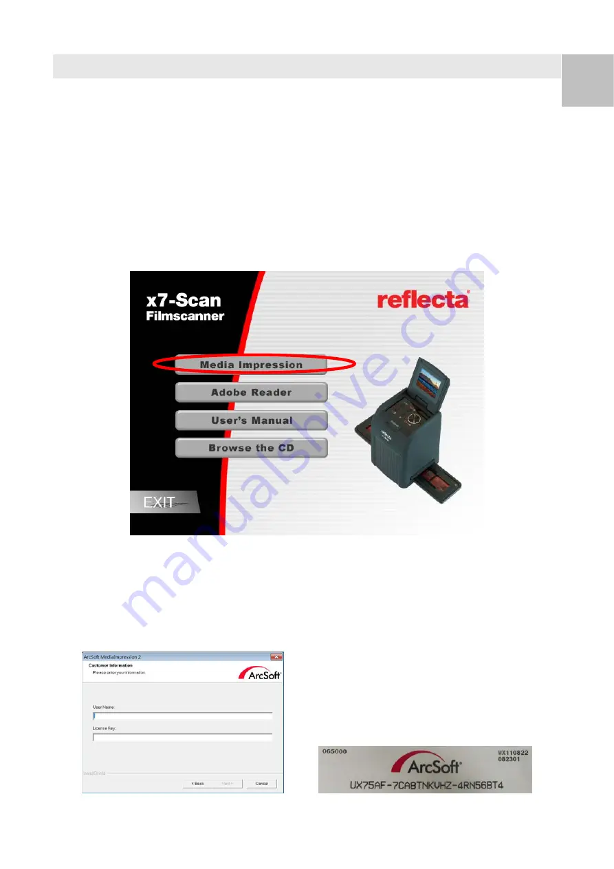 Reflecta x7-scan User Manual Download Page 319