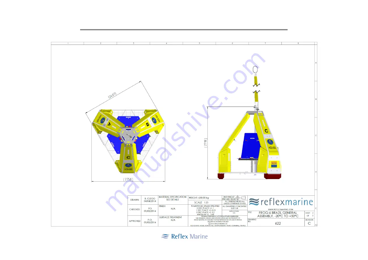 Reflex Marine FROG-6 HC6-01 620 User Manual Download Page 94