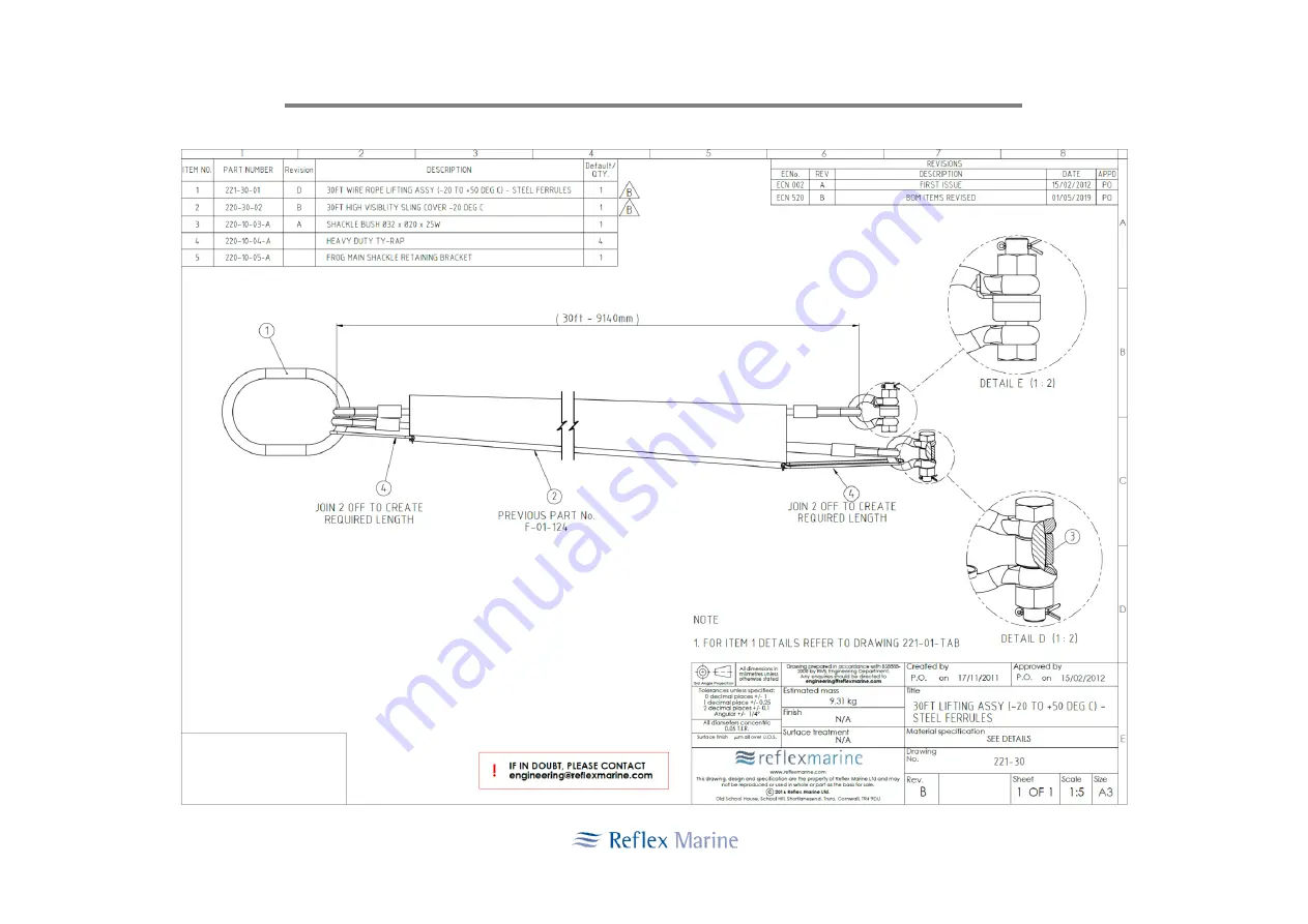 Reflex Marine FROG-6 HC6-01 620 Скачать руководство пользователя страница 95