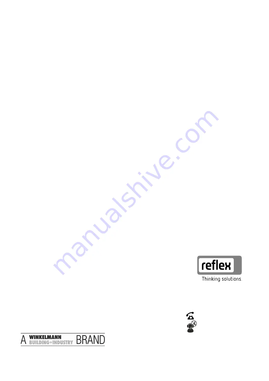 Reflex Servimat L Operating Manual Download Page 26