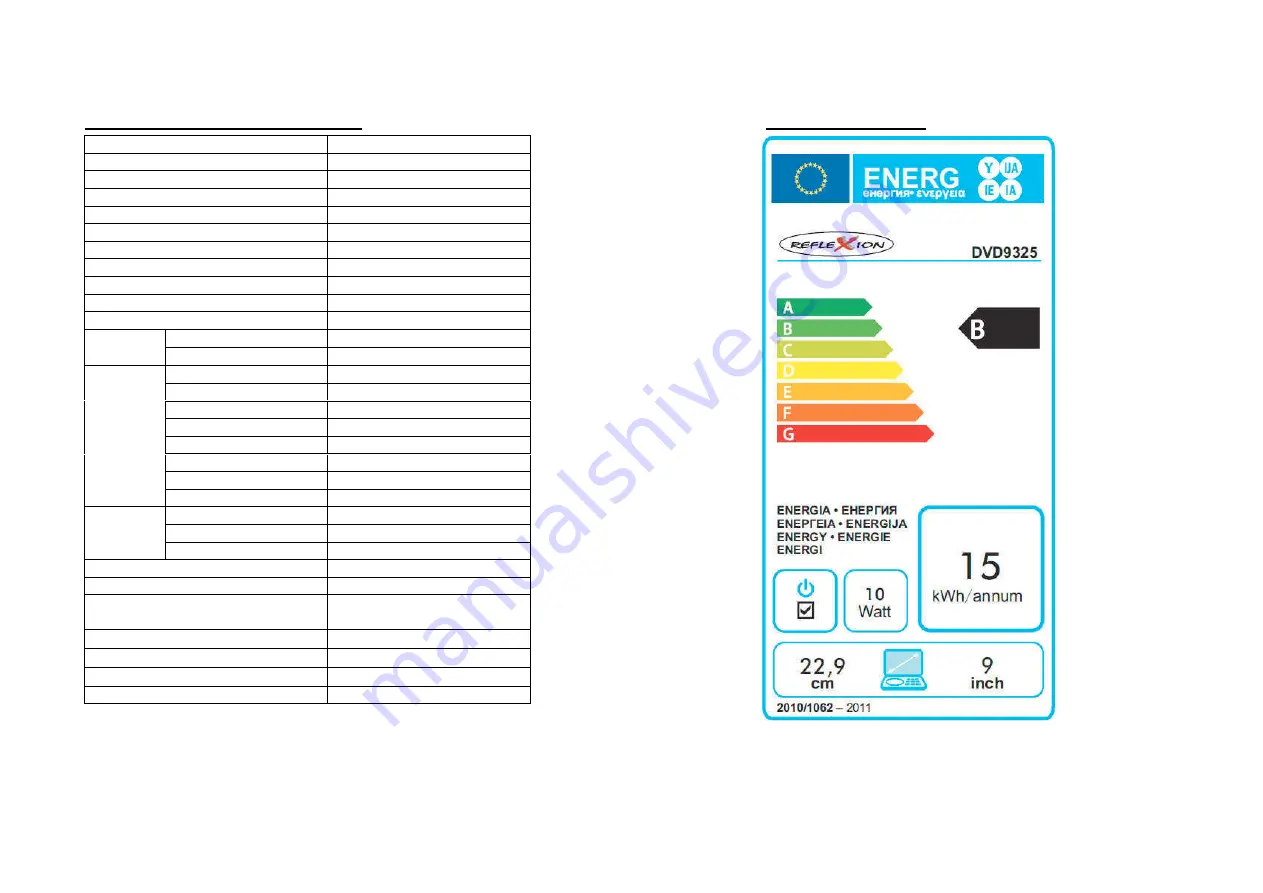 Reflexion DVD9325 User Manual Download Page 11