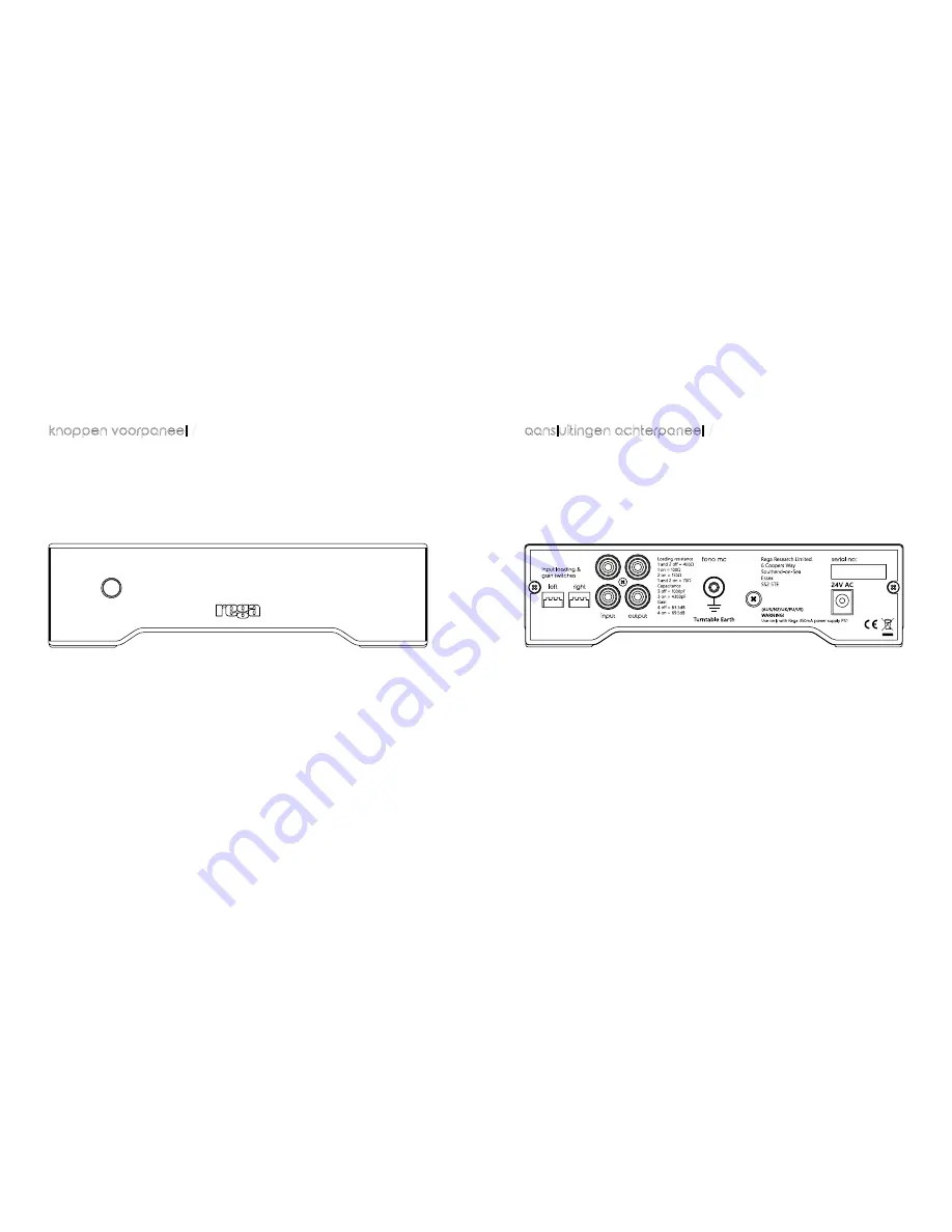 Rega fono mc Manual Download Page 28