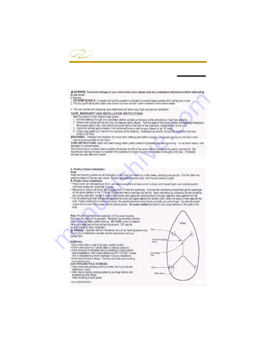 Regal 3200 Bowrider Owner'S Manual Download Page 155