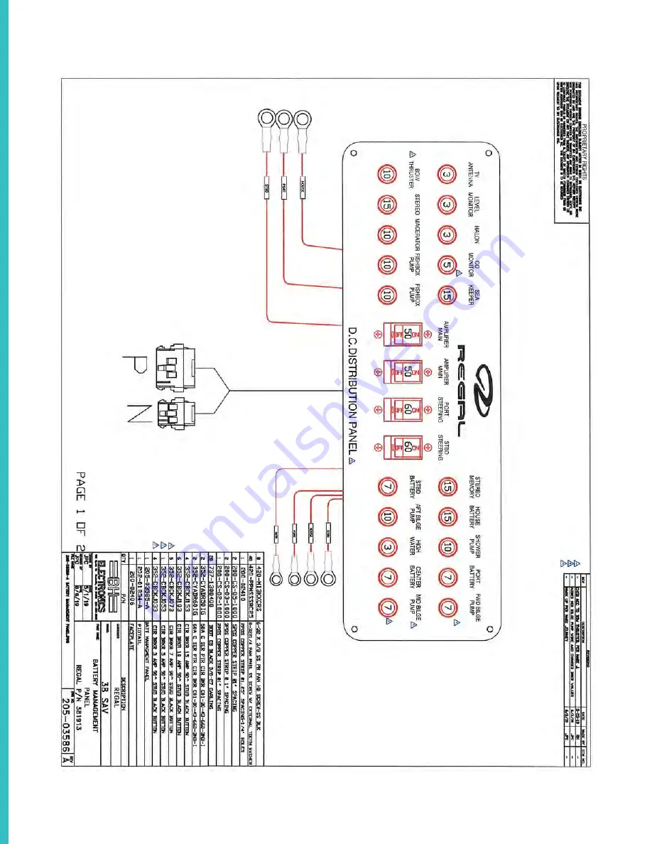 Regal 38 SAV 2019 Скачать руководство пользователя страница 288