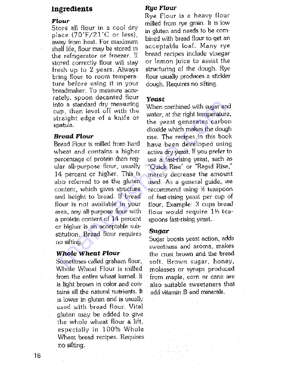 Regal K6742 Manual & Cookbook Download Page 16