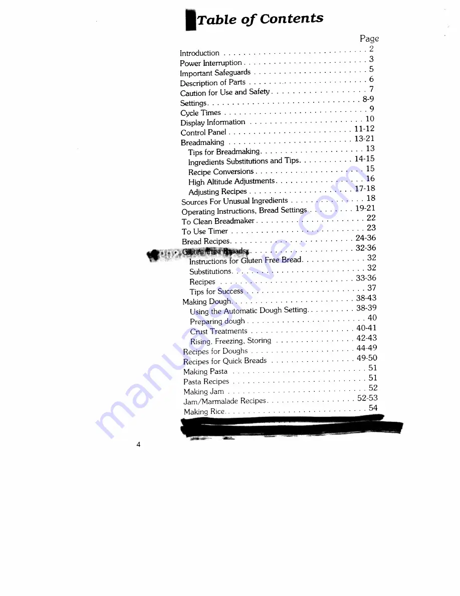 Regal K6751 Manual & Cookbook Download Page 4