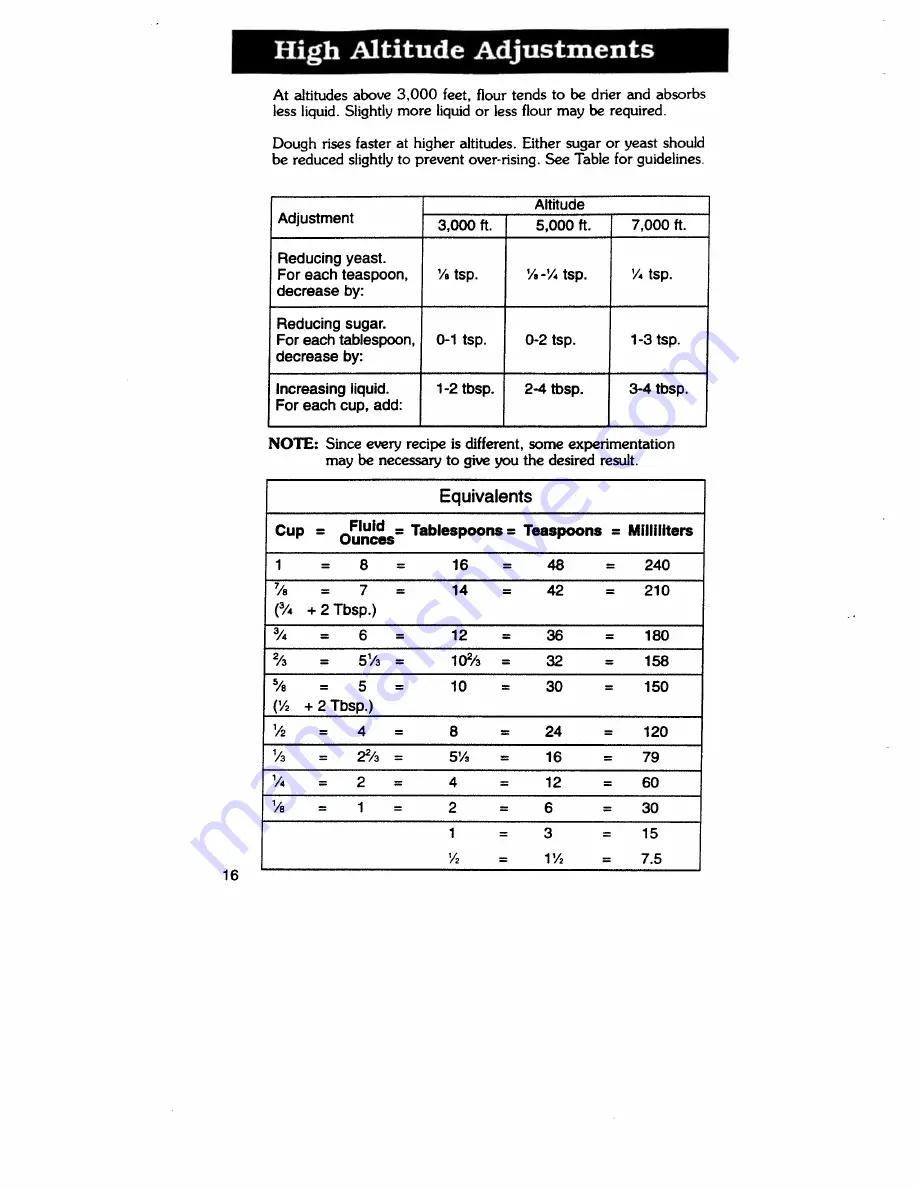 Regal K6760 Manual And Cookbook Download Page 16