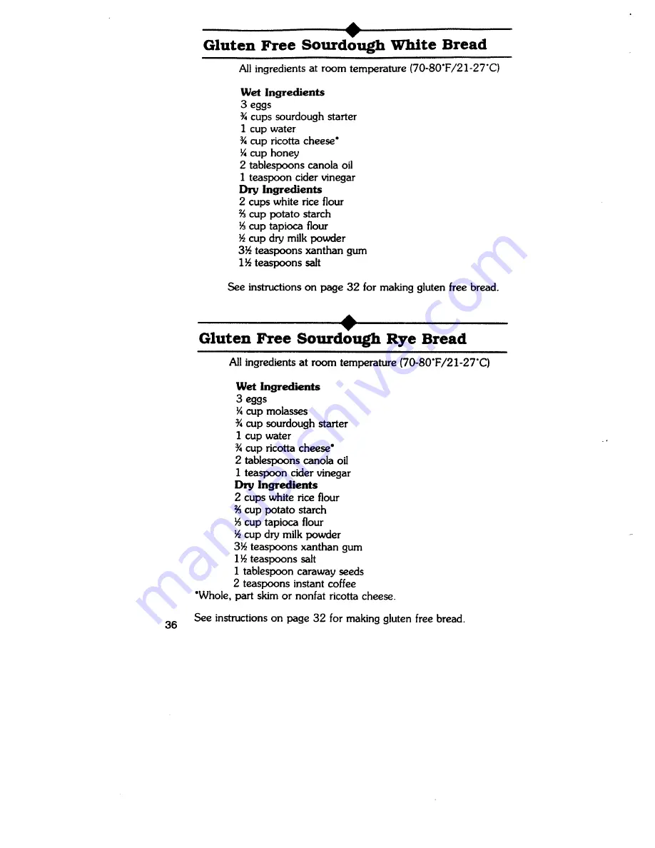 Regal K6760 Manual And Cookbook Download Page 36