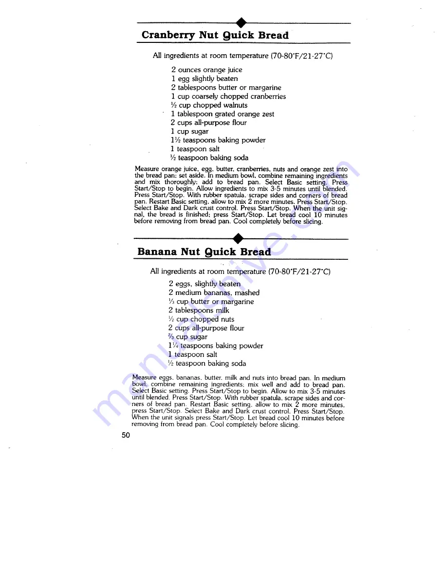 Regal K6762 Manual & Cookbook Download Page 50