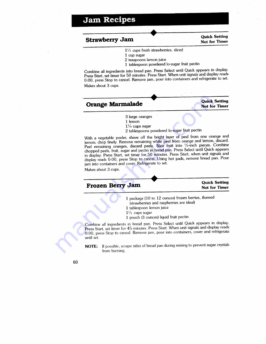 Regal k6783 Manual & Cookbook Download Page 60