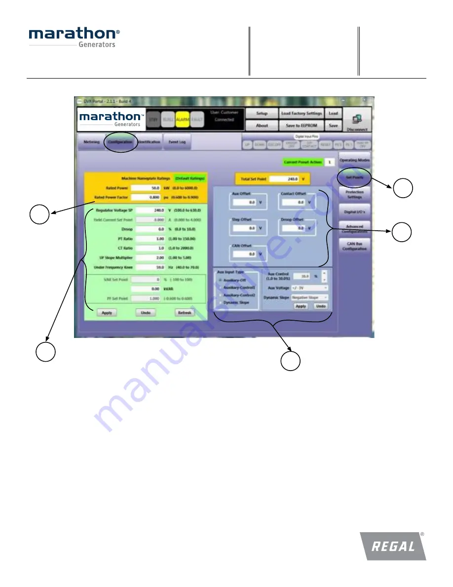 Regal Marathon Generator DVR 2400 Installation, Operation And Maintenance Manual Download Page 46