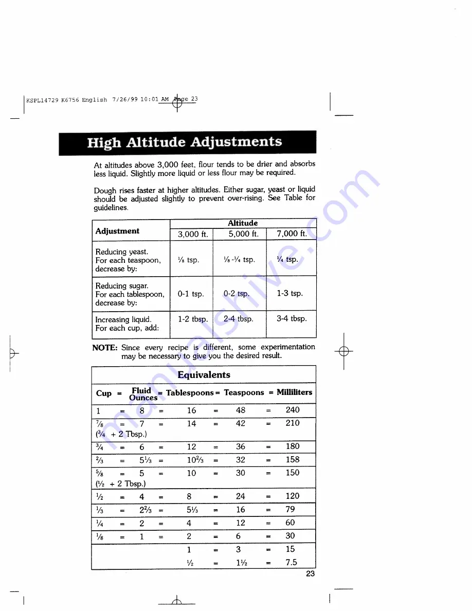 Regal Super Rapid K6756 Manual And Cookbook Download Page 22