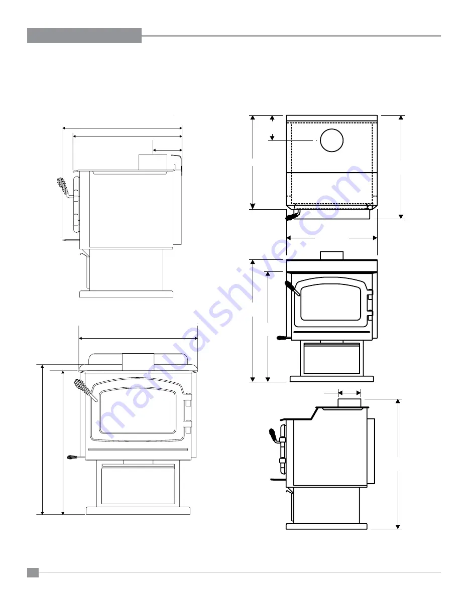 Regency Fireplace Products F2403M Owners & Installation Manual Download Page 6