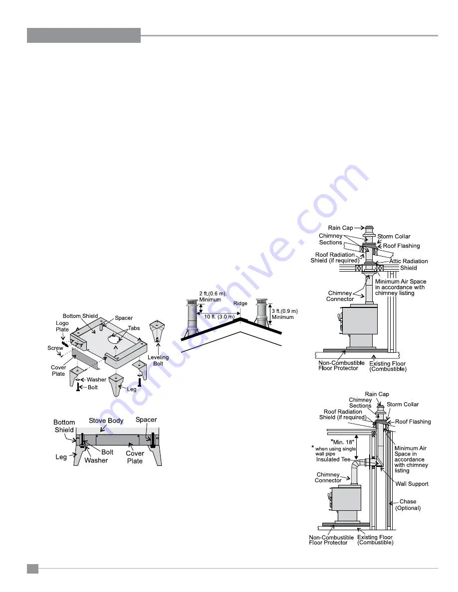 Regency Fireplace Products F2403M Owners & Installation Manual Download Page 12