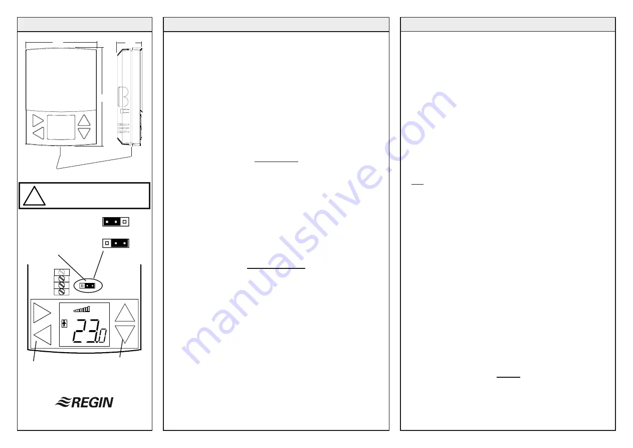 Regin ALD24A1 Quick Start Manual Download Page 7