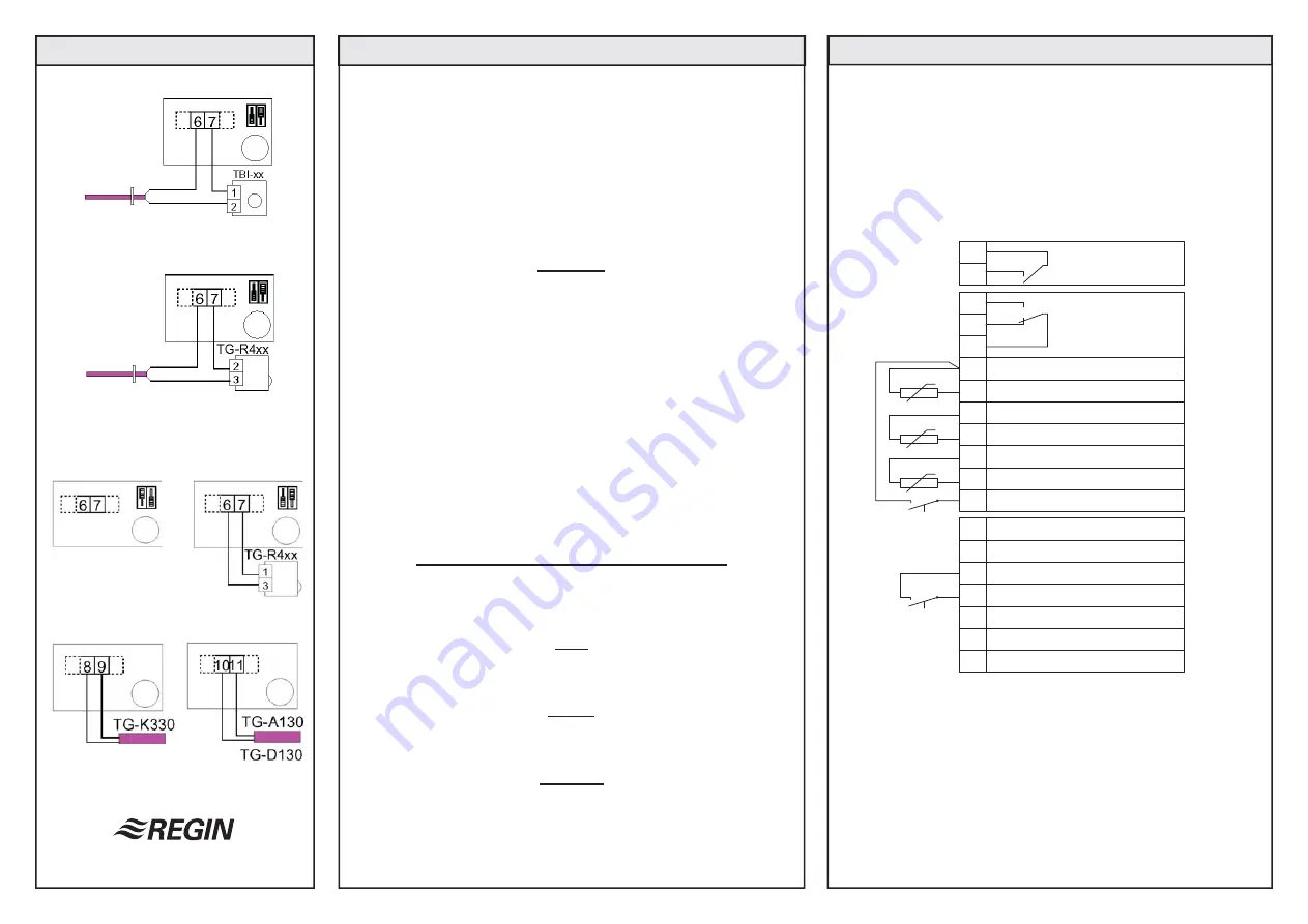 Regin AQUA24TF Instructions Manual Download Page 4