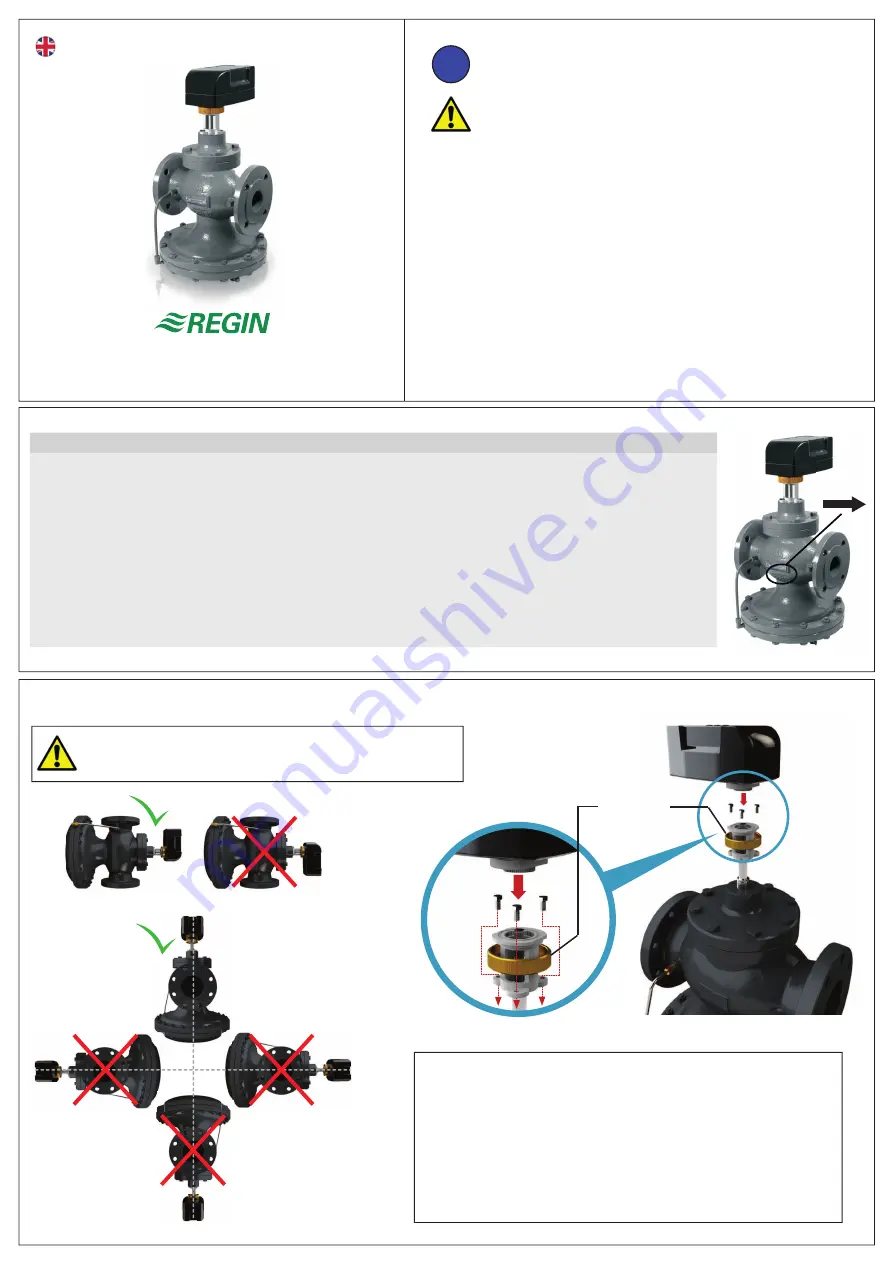 Regin PCMTV50-F20 Instructions Manual Download Page 1