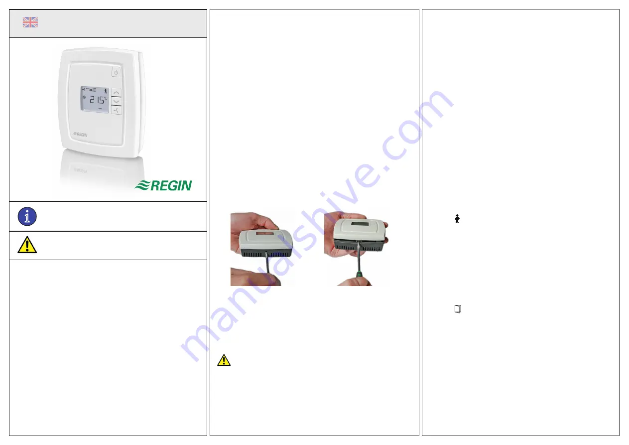 Regin RCF-230D Instruction Download Page 1