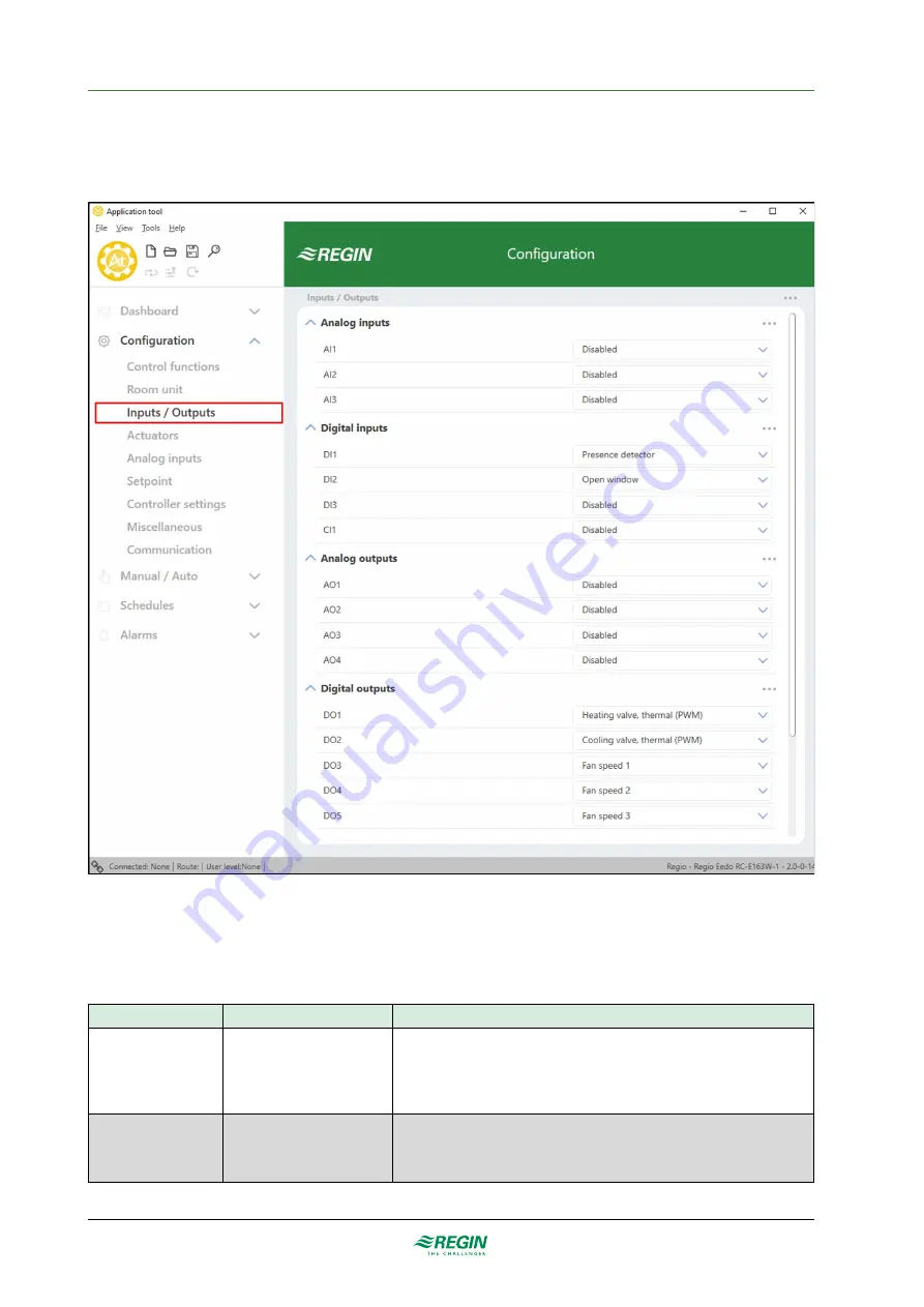 Regin REGIO EEDO Manual Download Page 57