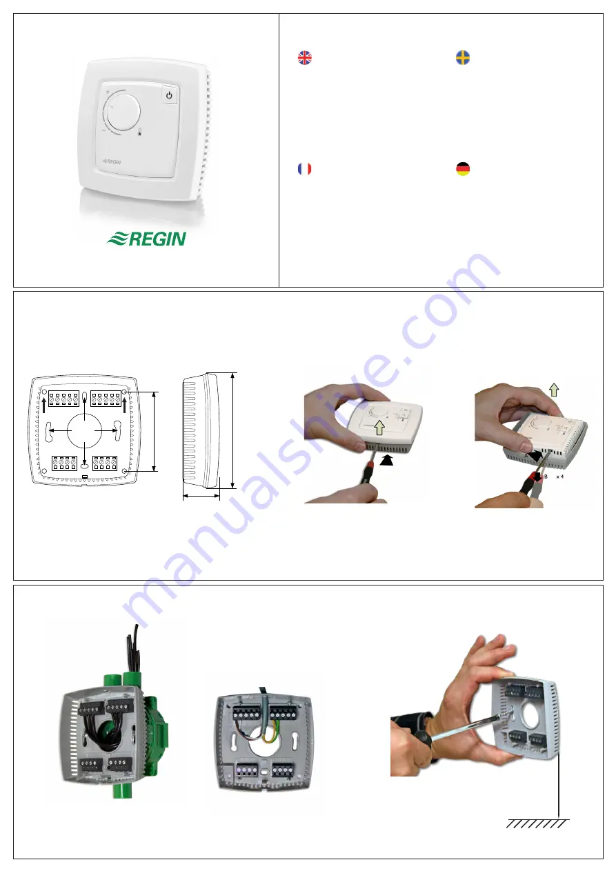 Regin REGIO RC-C3O Manual Download Page 1