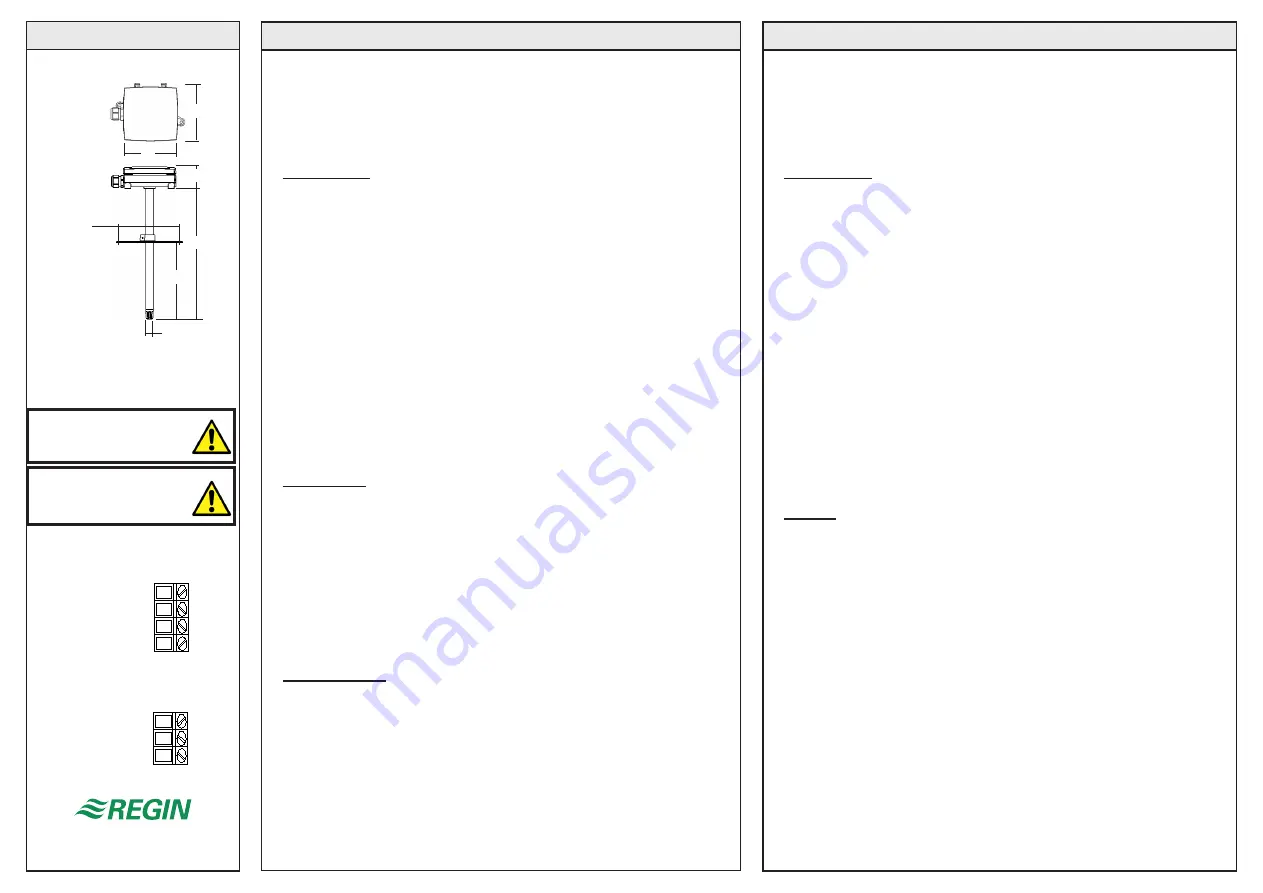 Regin TDT200 Instructions Download Page 1