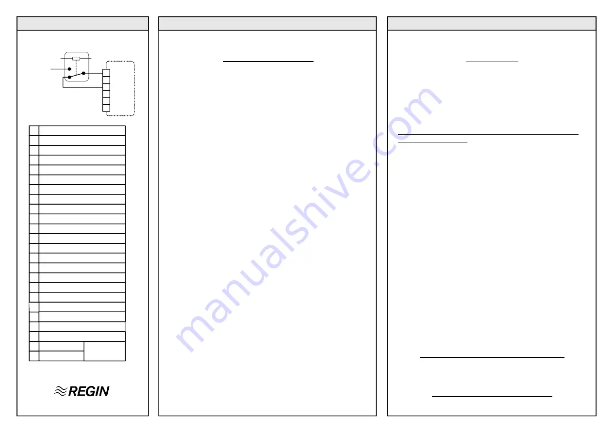 Regin TT-S6/D Instructions Manual Download Page 6