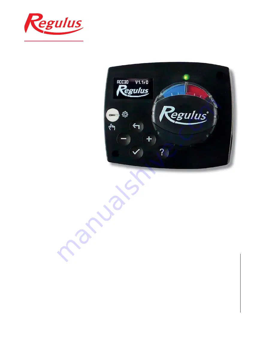 Regulus ACC30 Installation And Operation Manual Download Page 1