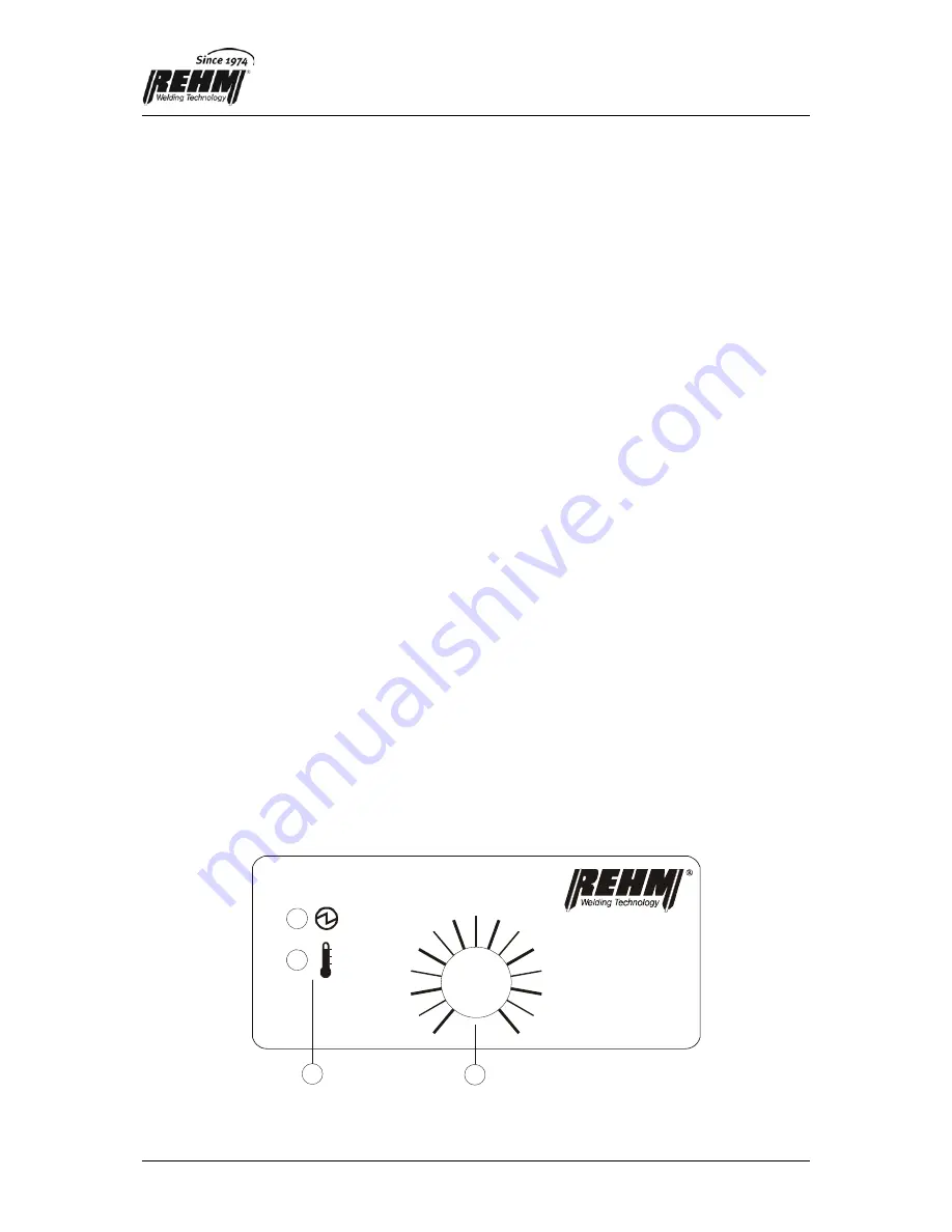 REHM BOOSTER 140 Operating Instructions Manual Download Page 18