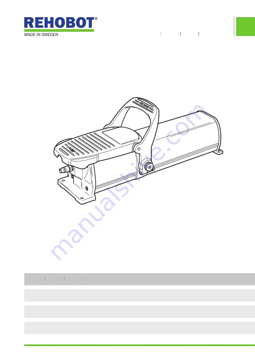 REHOBOT PP-1000 Series Operating Instructions Manual Download Page 1