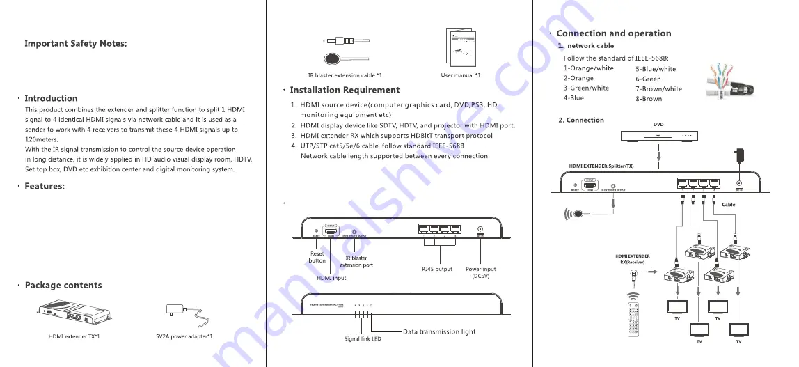 REI HD-EX104 Скачать руководство пользователя страница 2