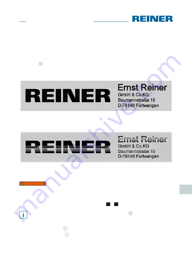 Reiner jetStamp graphic 970 Operating Manual Download Page 67