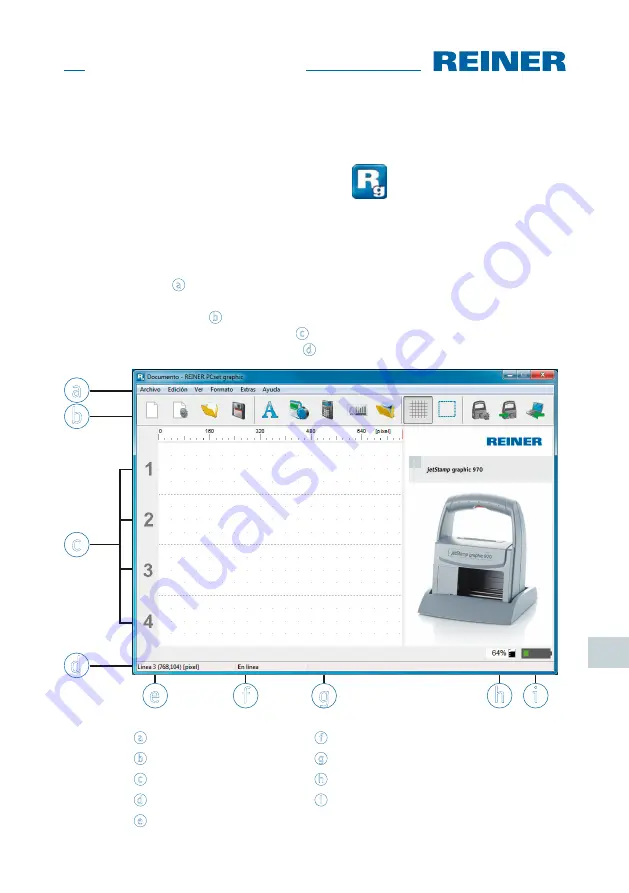 Reiner jetStamp graphic 970 Operating Manual Download Page 87