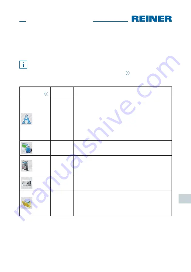 Reiner jetStamp graphic 970 Operating Manual Download Page 89