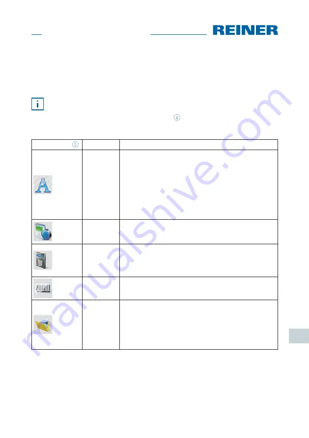 Reiner jetStamp graphic 970 Operating Manual Download Page 125