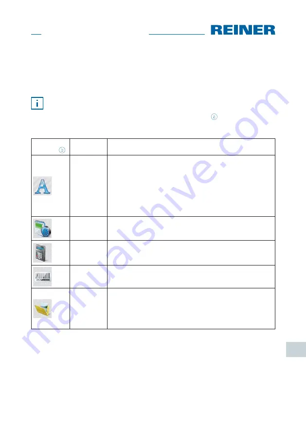 Reiner jetStamp graphic 970 Operating Manual Download Page 161