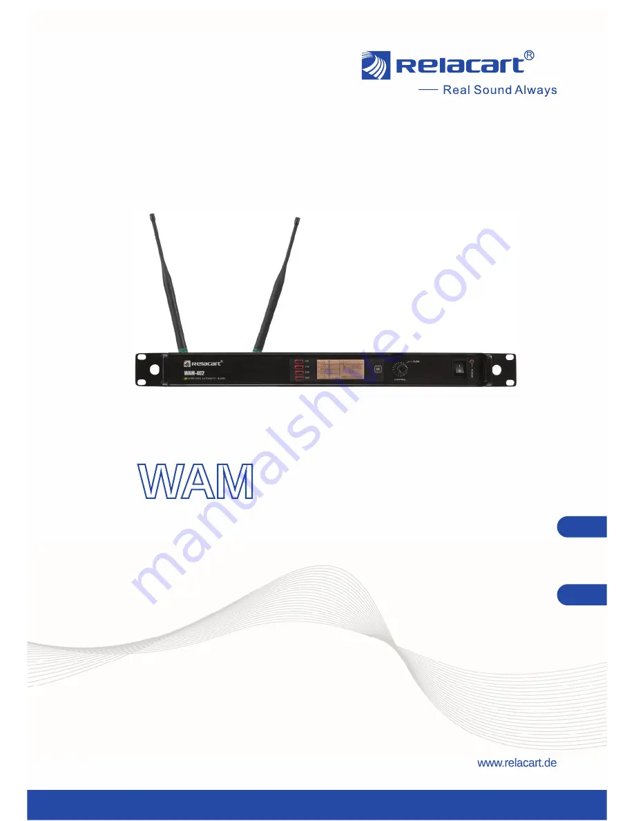 RELACART WAM-402 User Manual Download Page 1