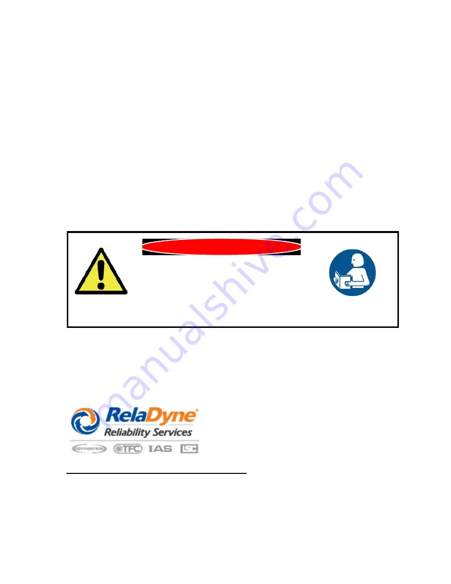 RelaDyne G5700E Скачать руководство пользователя страница 1