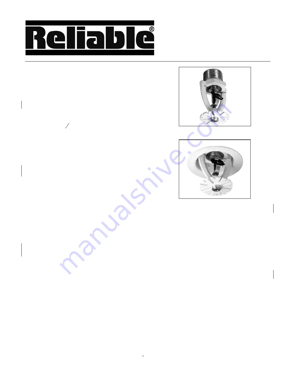 Reliable N252 Quick Manual Download Page 1