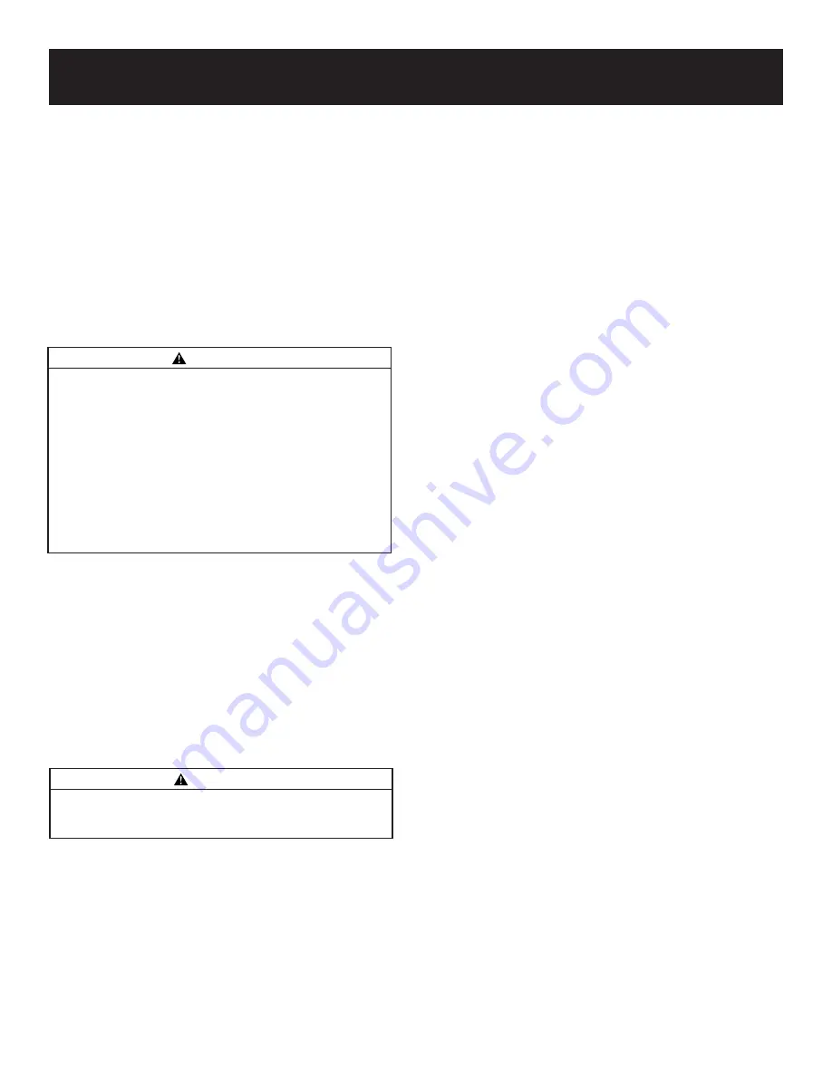 Reliance Water Heaters 184123-000 Instruction Manual Download Page 20