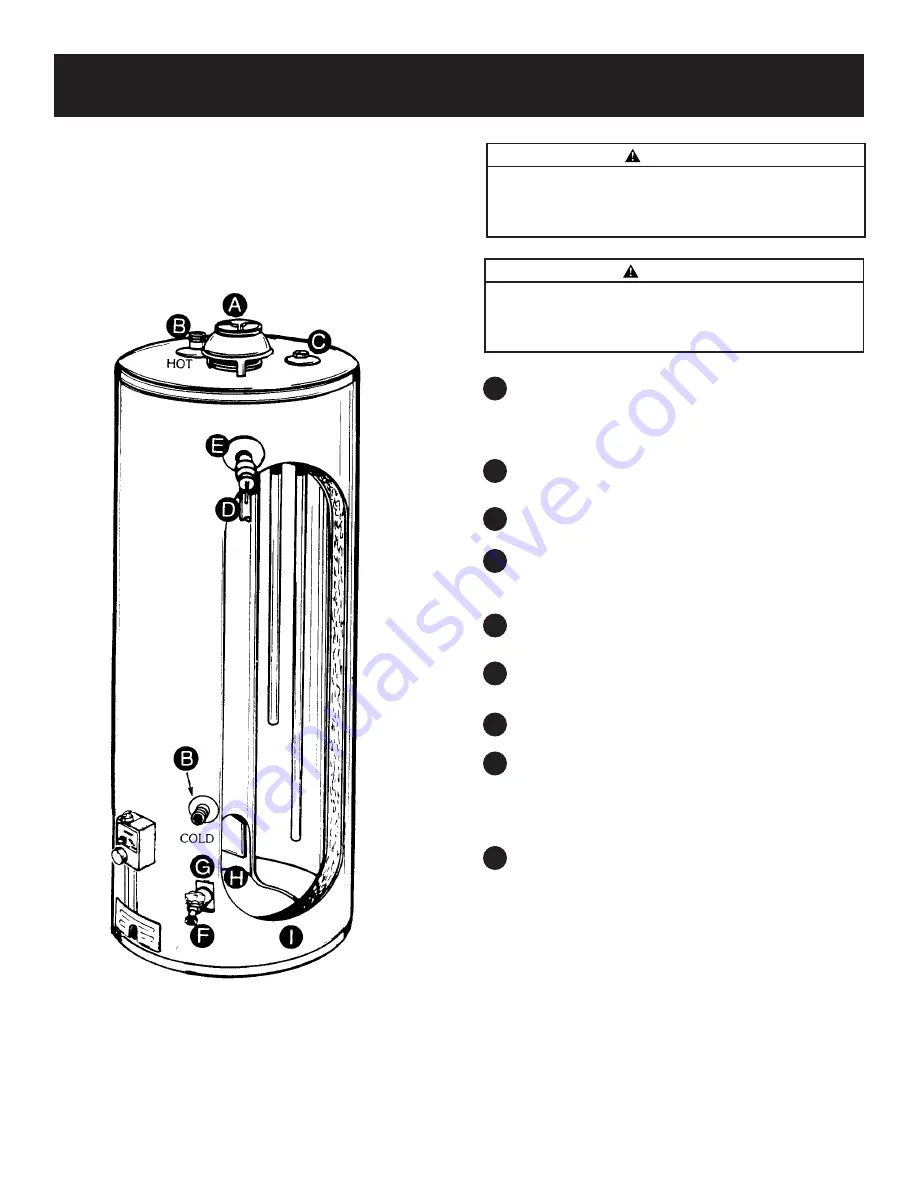 Reliance Water Heaters 184123-000 Instruction Manual Download Page 23