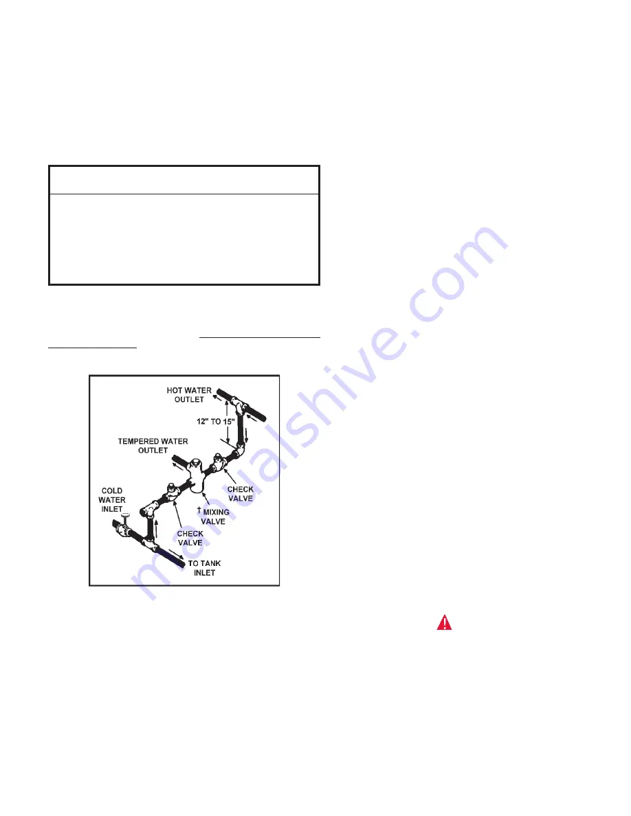 Reliance Water Heaters RUF 100 199 Installation And Operation Manual Download Page 4