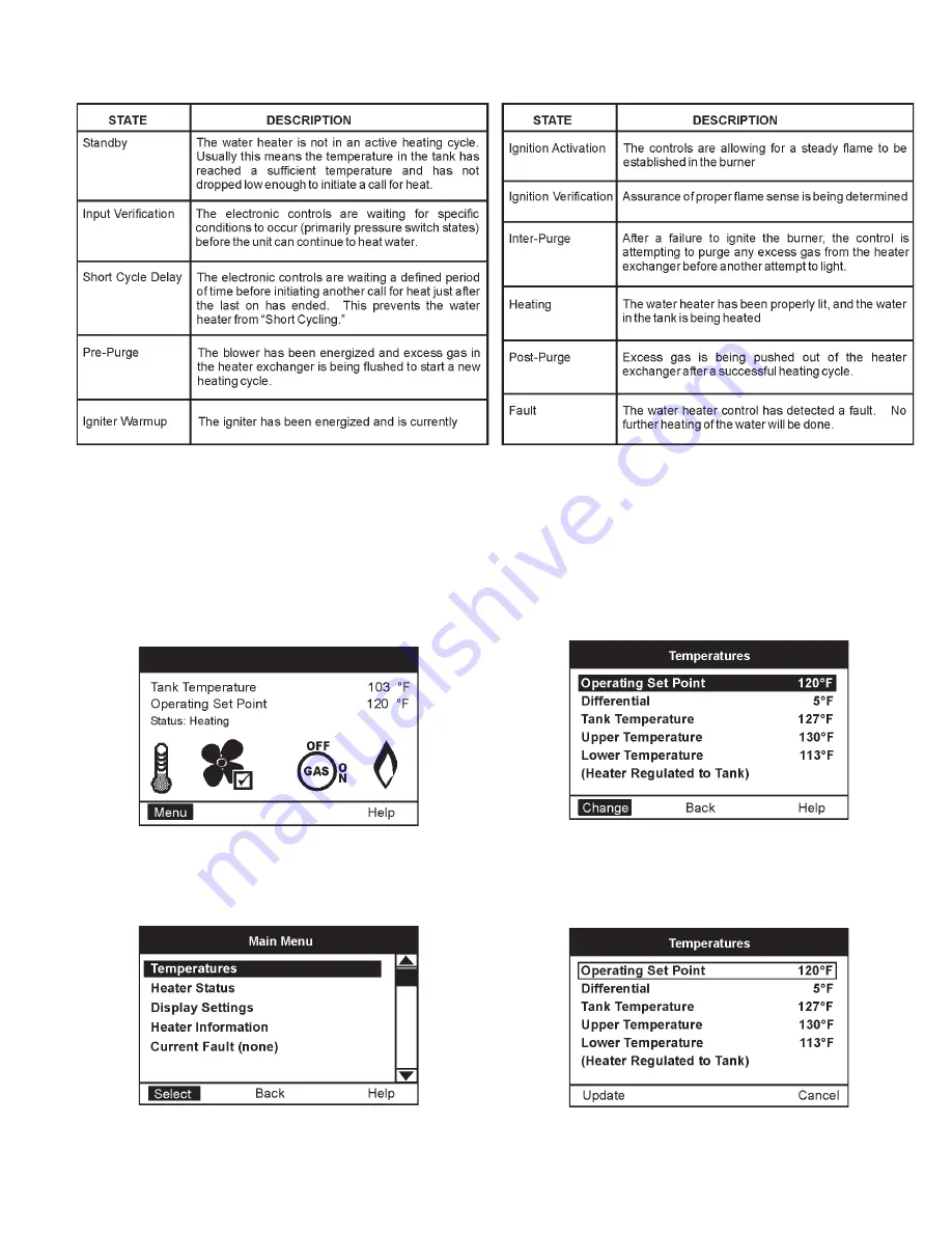 Reliance Water Heaters RUF 100 199 Installation And Operation Manual Download Page 17